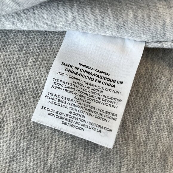 Nike Tech Fleece Moto Cape Jacket Womens XL Gray Running Athletic Athleisure - Picture 13 of 13